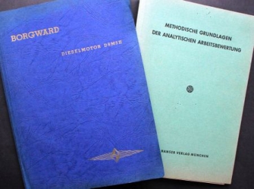 Borgward D6 M5 II Dieselmotor 1958 Reparaturanleitung + Analytische Arbeitsbewertung (2503)